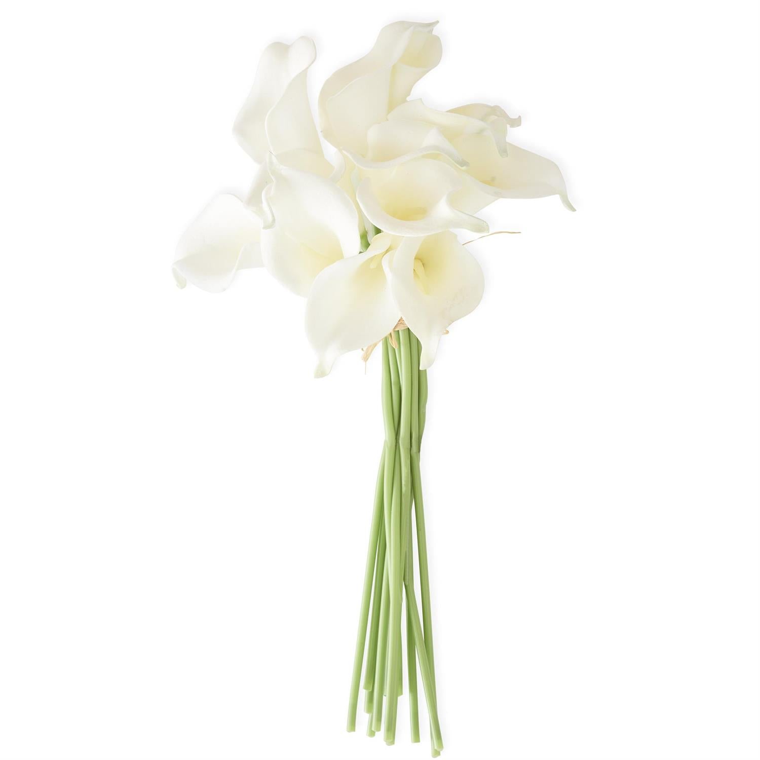 Real Touch White Calla Lily Bundle