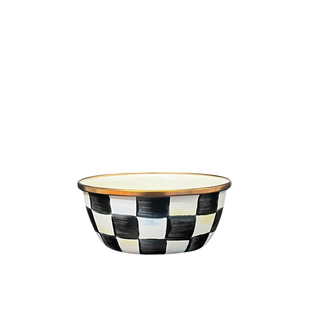 MacKenzie-Childs Courtly Check Pinch Bowl