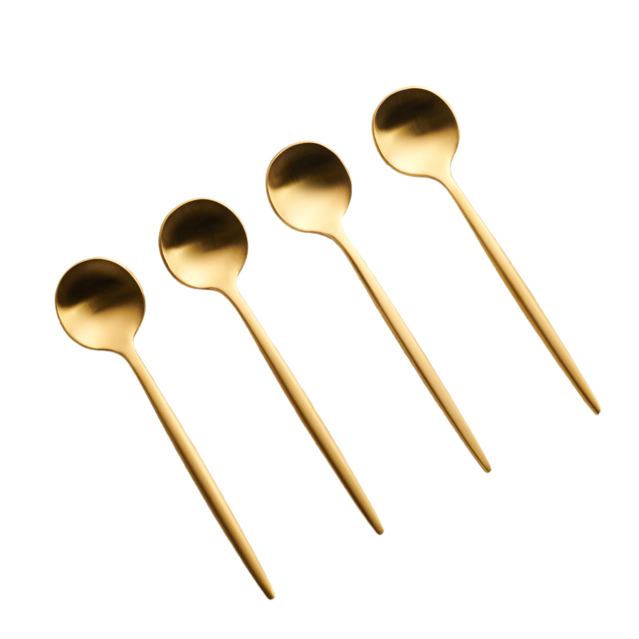 Vikko Brushed Gold Vera Coffee Spoon