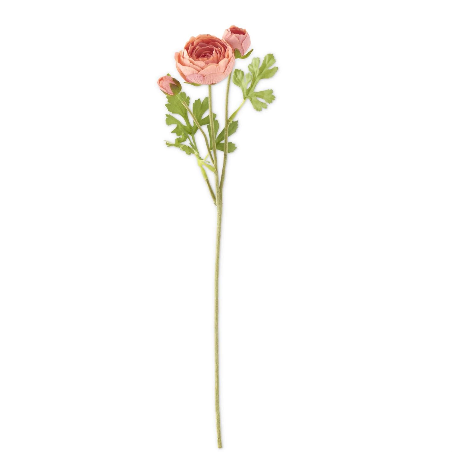 Real Touch 3 Head Ranunculus Stem