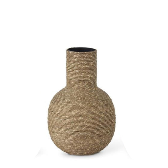 Natural Jute Wrapped Vase
