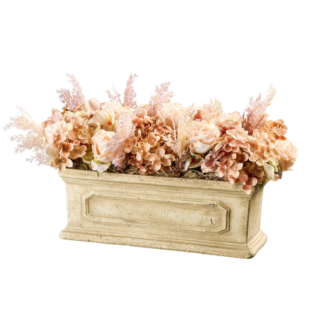 Flaura Antique Rose Hydrangea Arrangement