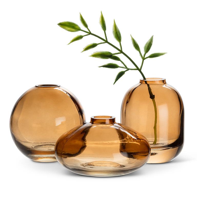 Amber Small Bud Vase