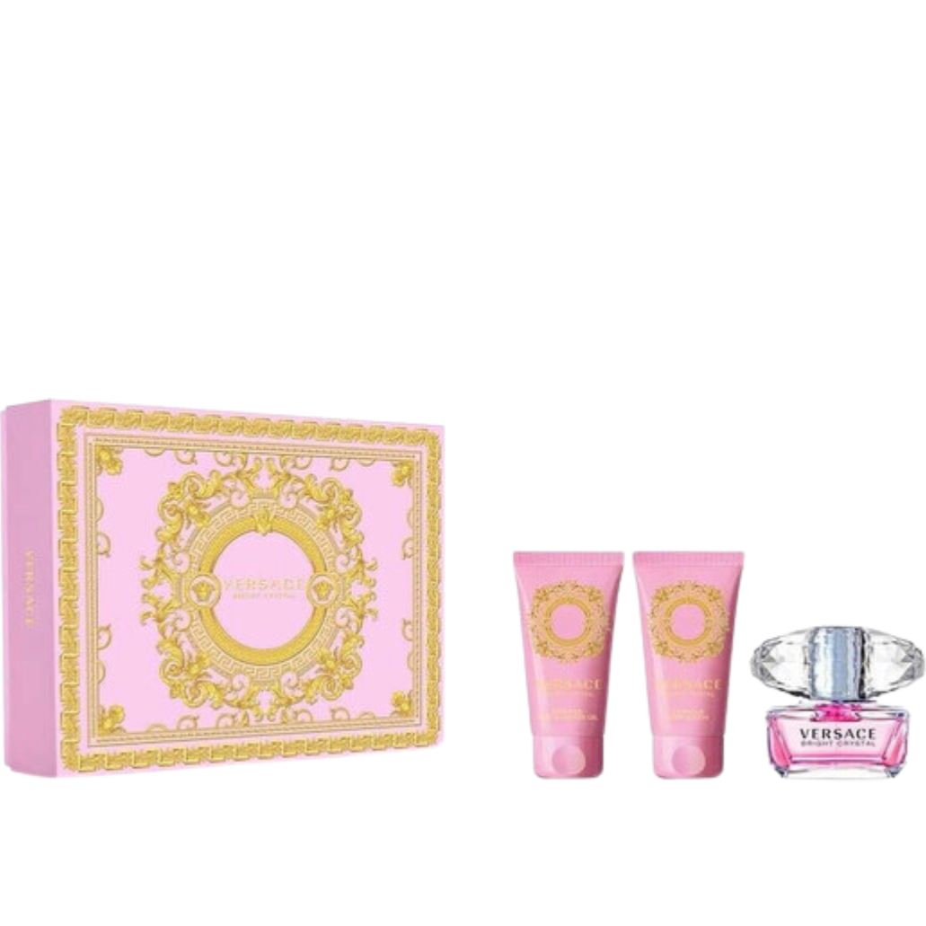 Versace Bright Crystal 3 Pc Gift Set 1.7oz