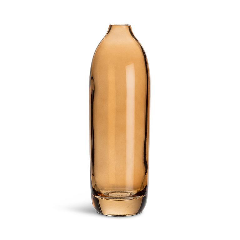 Tall Bud Vase- Amber