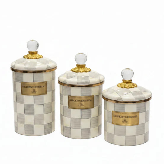 MacKenzie-Childs Sterling Canister