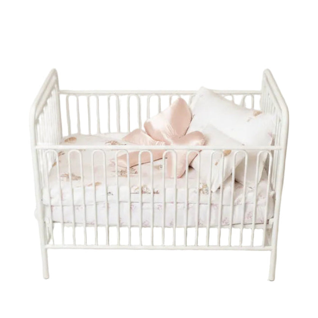 Petite Belle Carousel Dreams Crib Set- Mauve