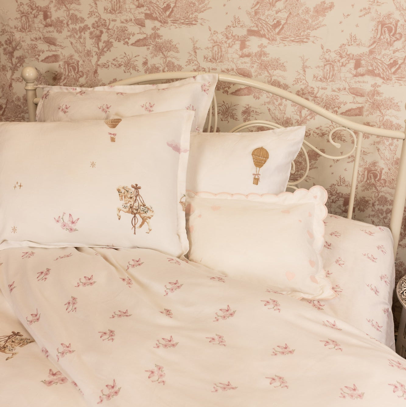 Petite Belle Carousel Dreams Duvet Set- Mauve