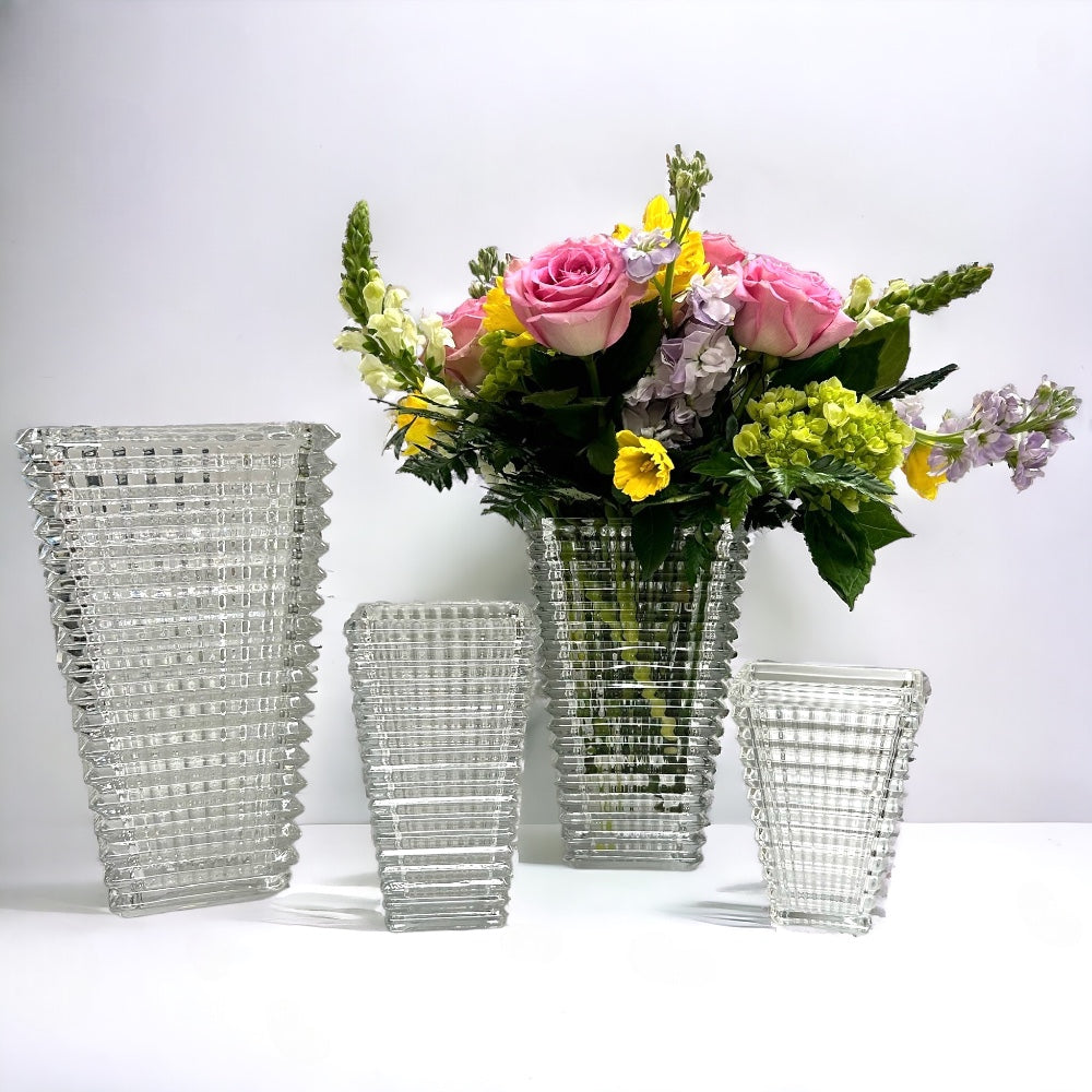 Tapered Textured Vase