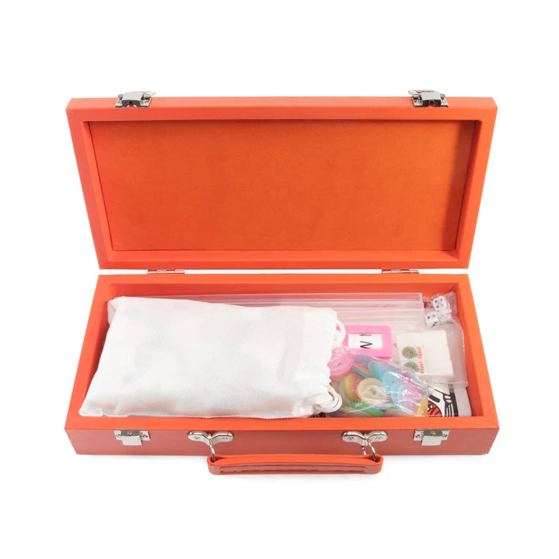 Mini Travel Mahjong Set (Orange)