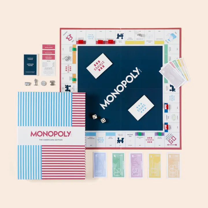 Monopoly Americana Edition Book Game