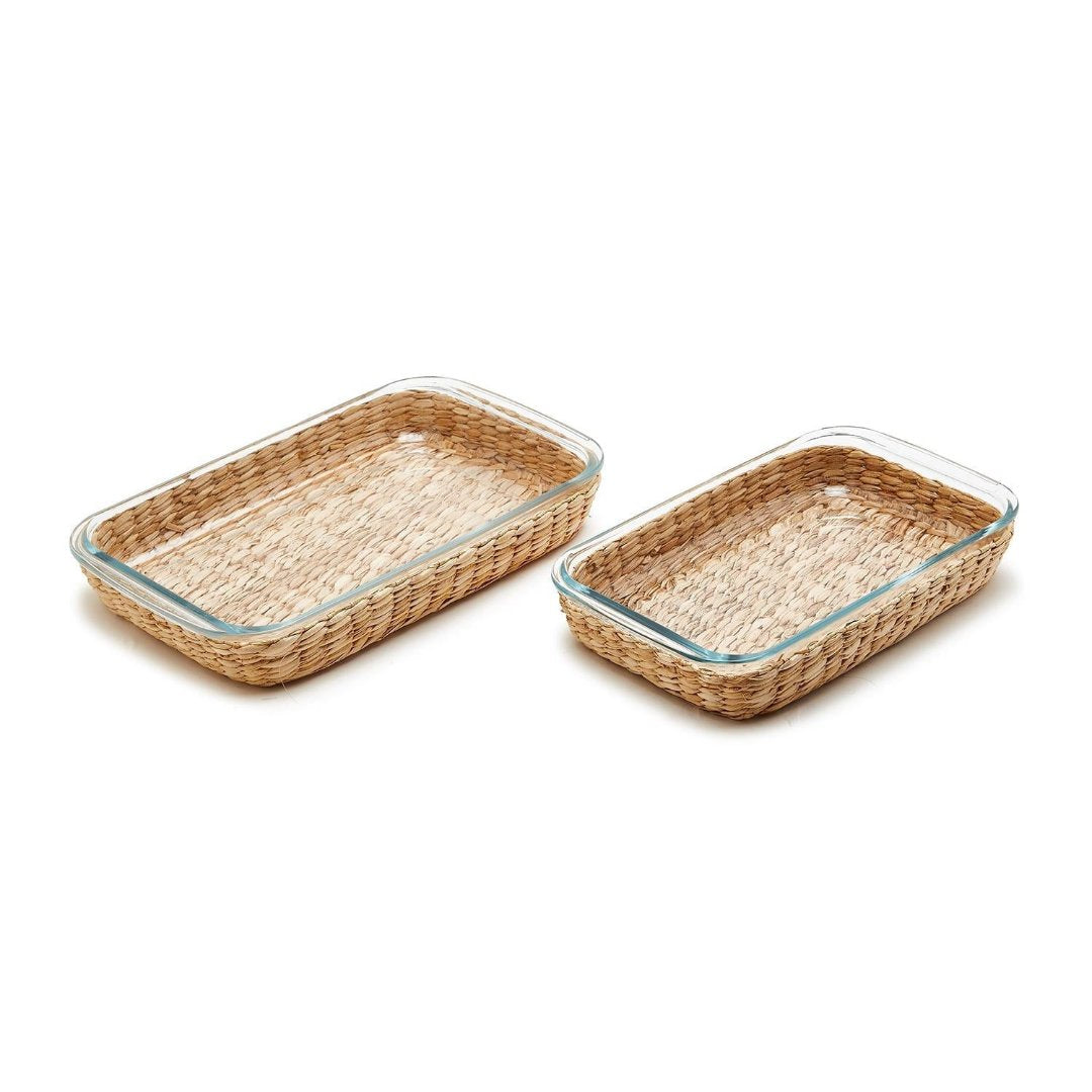 Borosilicate Glass Baking Dish Set of 2