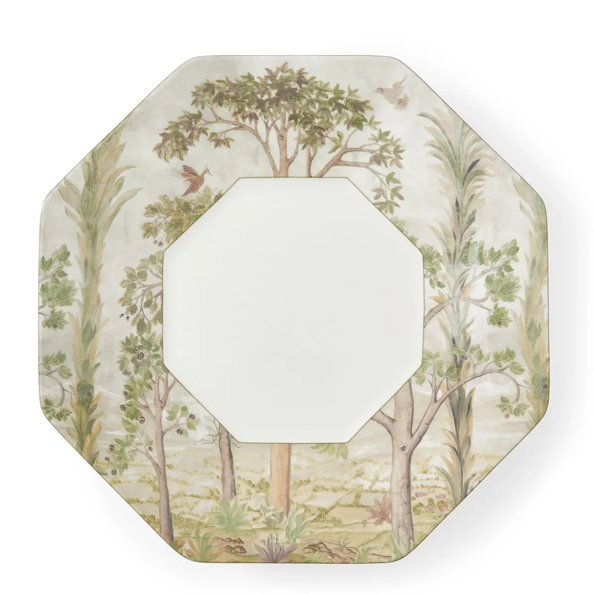 Spode Kit Kemp Tall Trees Octagonal Platter
