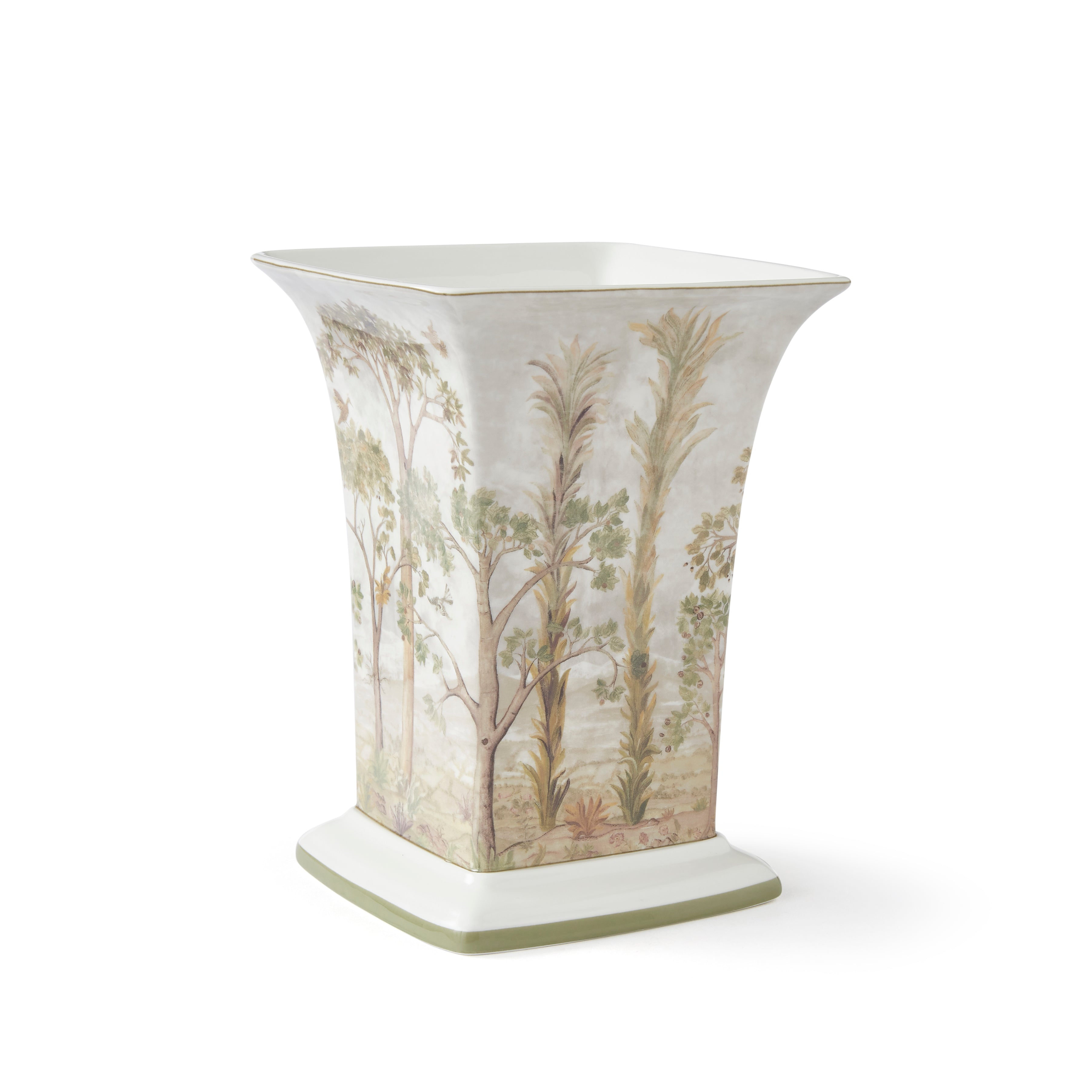 Spode Kit Kemp Tall Trees Square Vase