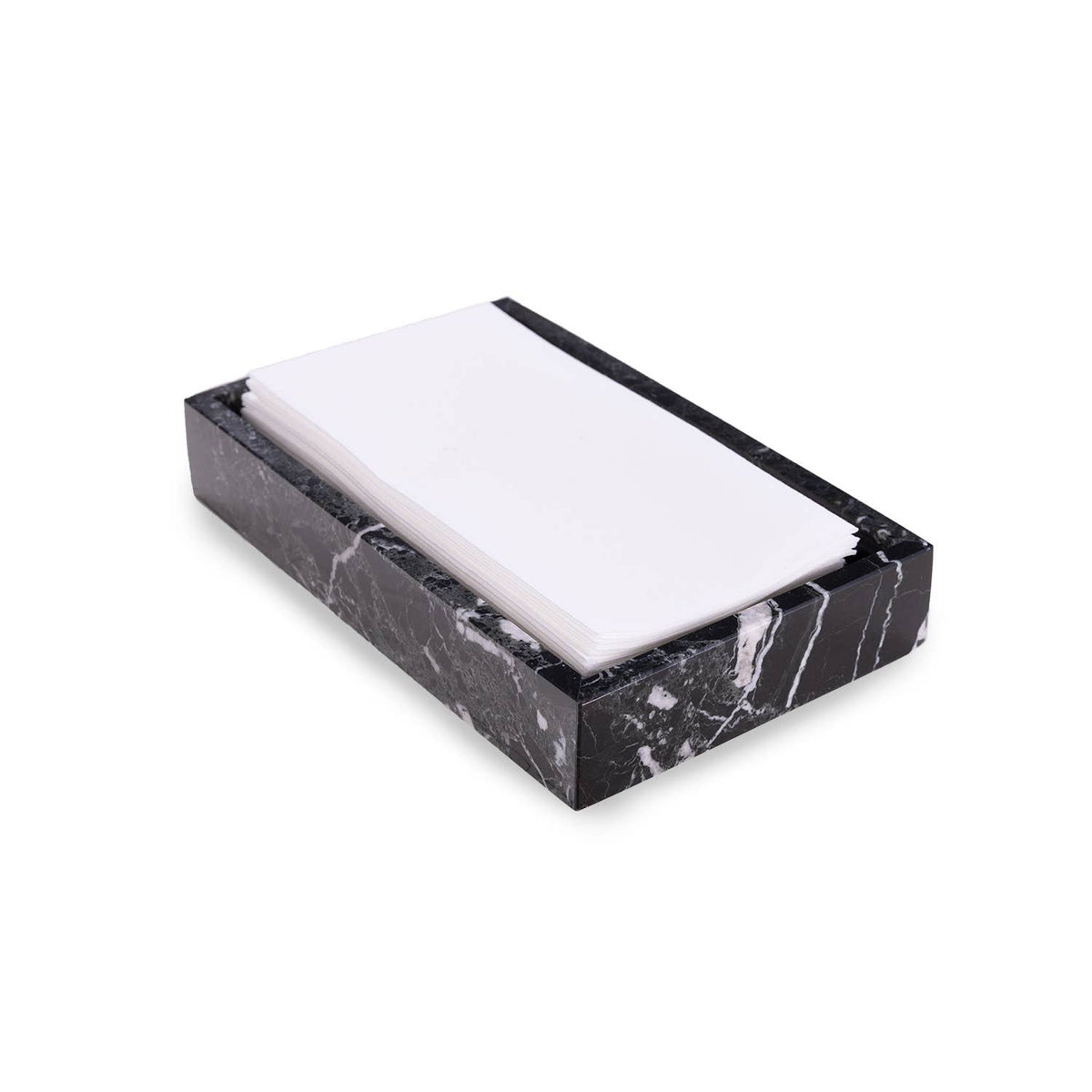 Ezra Genuine Marble Guest Towel Tray