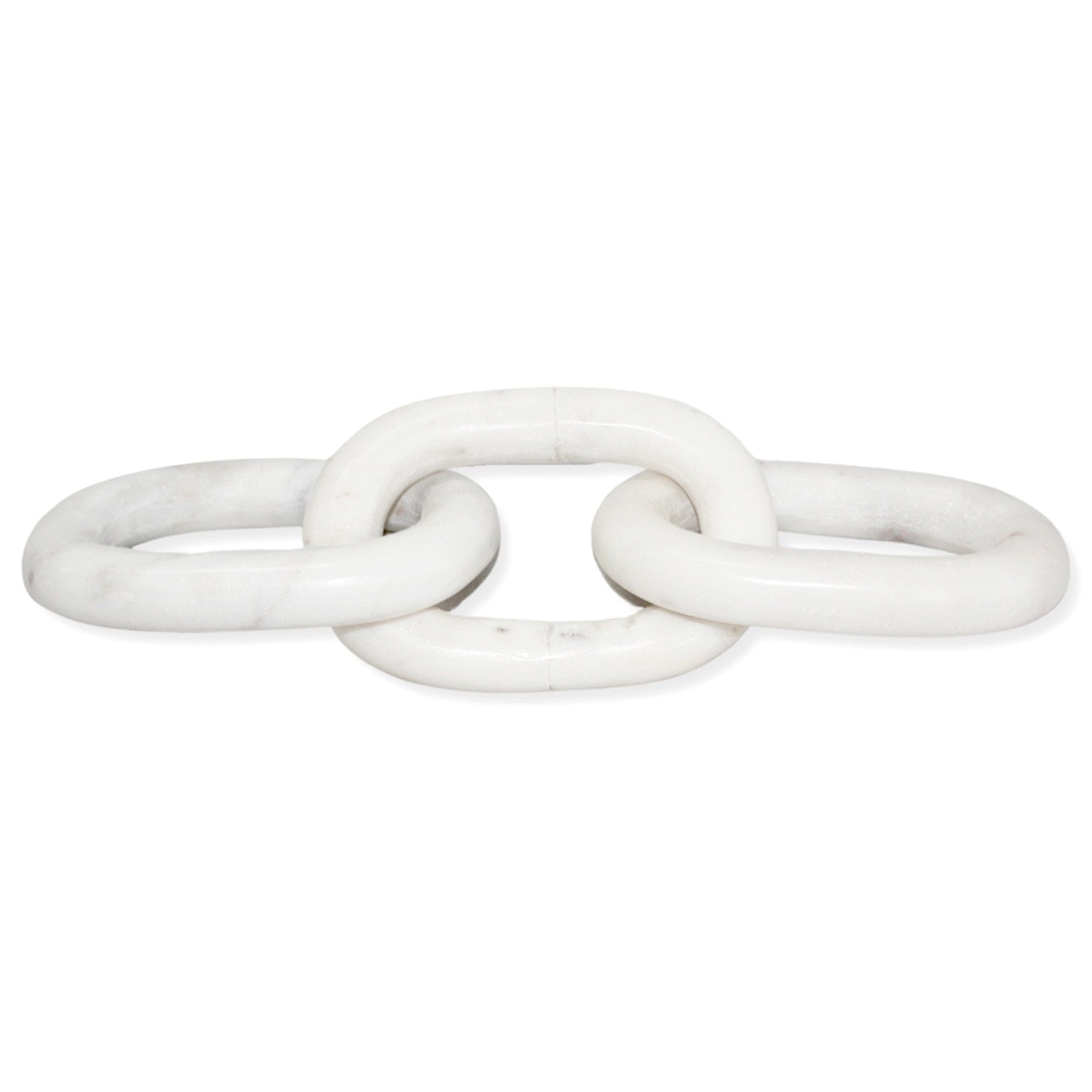 White Marble 3 Links Chain