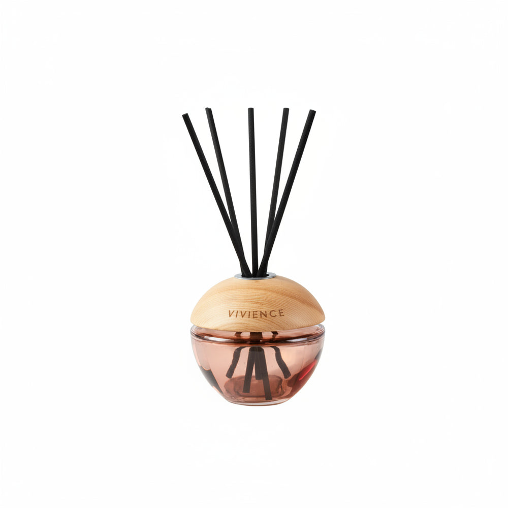 Reed Diffuser Wooden Cap Amber Vivience