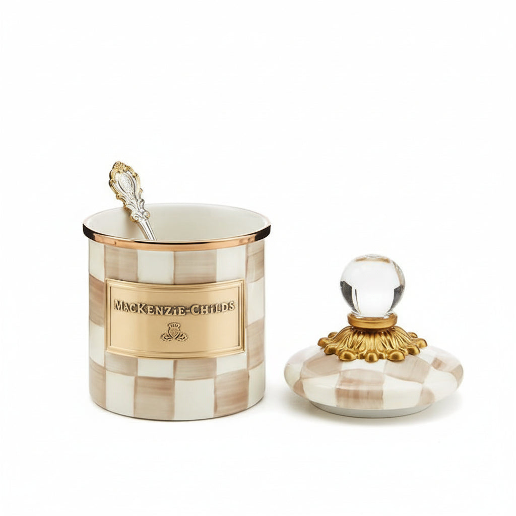 MacKenzie-Childs Check Mini Canister