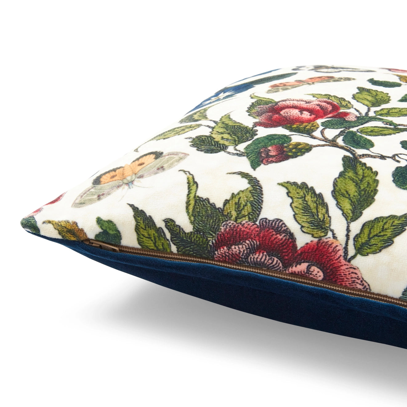 Creatures of Curiosity Floral Velvet Pillow