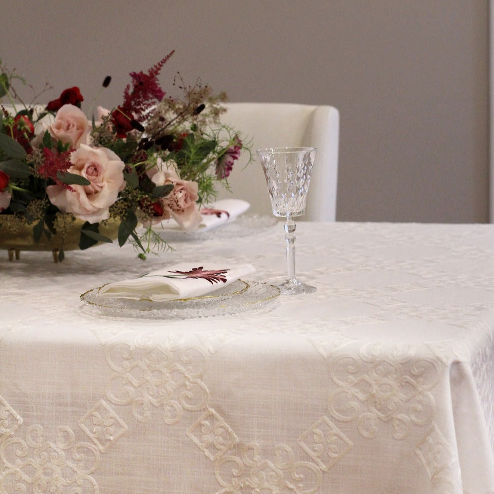 Adorn Your Table Victoria Tablecloth