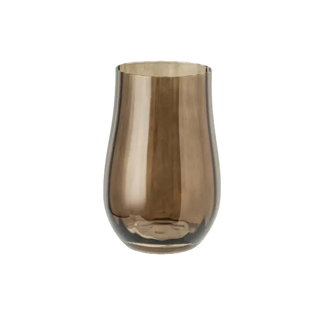 Peony Highball Glass - Brown