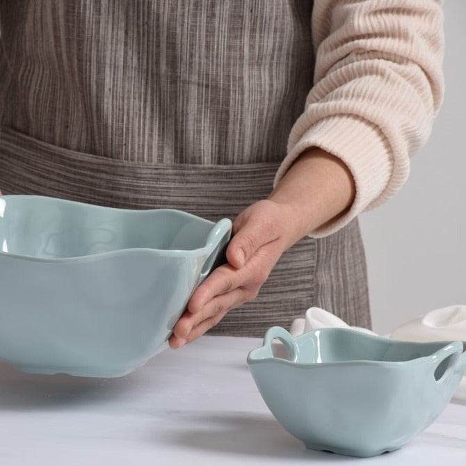 Aqua Bowl with Handles