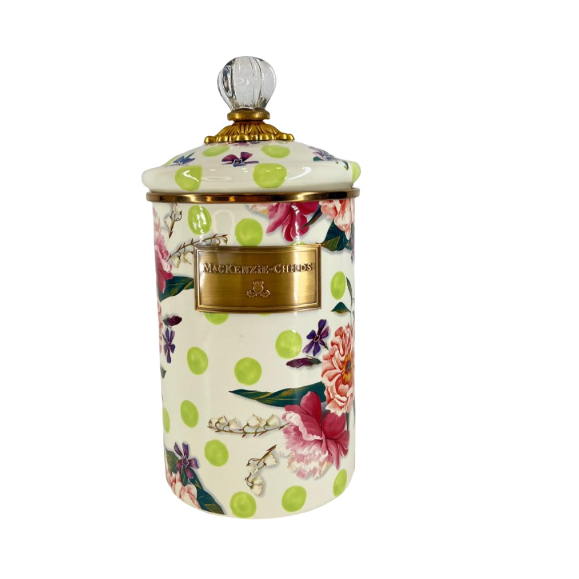 MacKenzie-Childs Wildflowers Canister