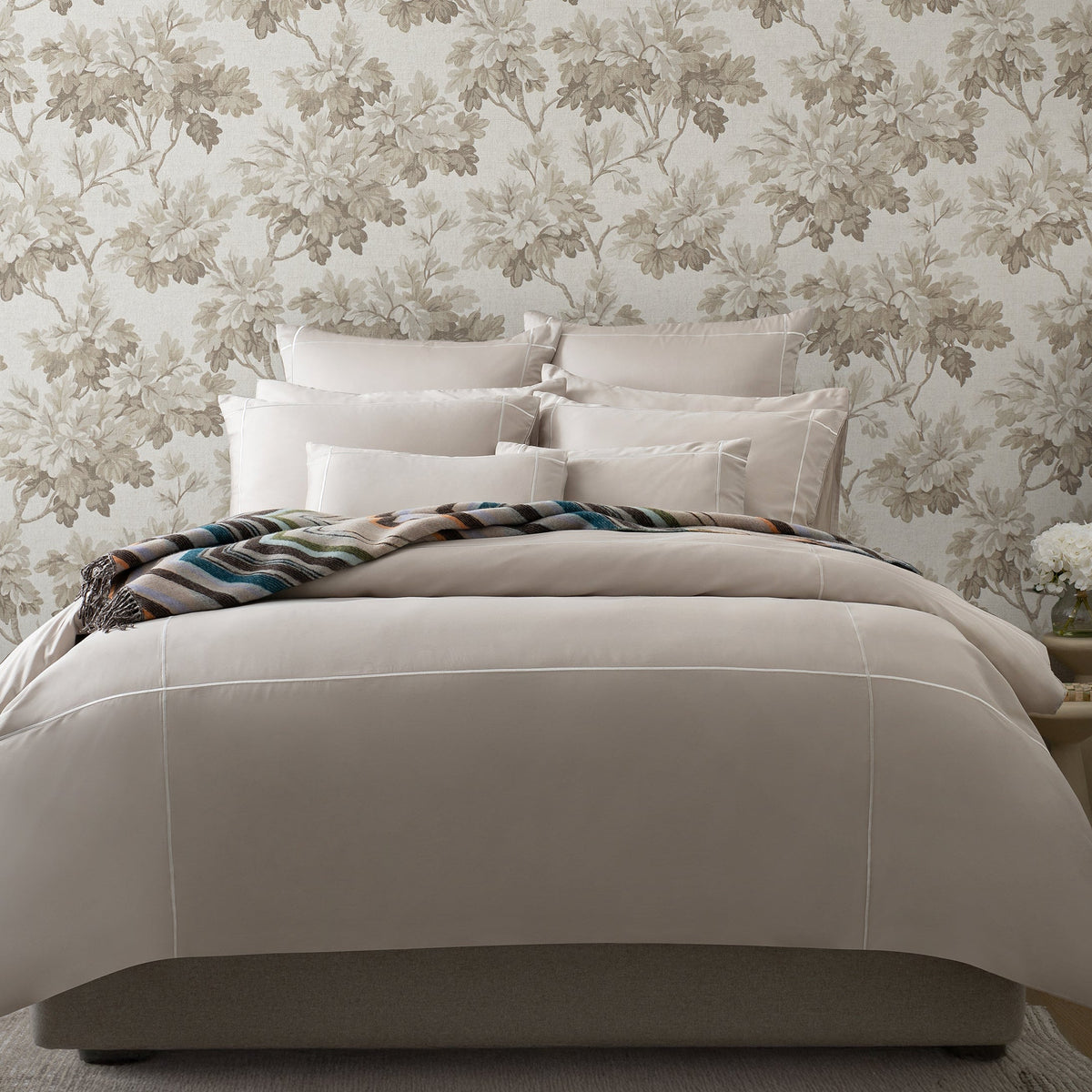 Aura Home Dune Embroidery Duvet Set