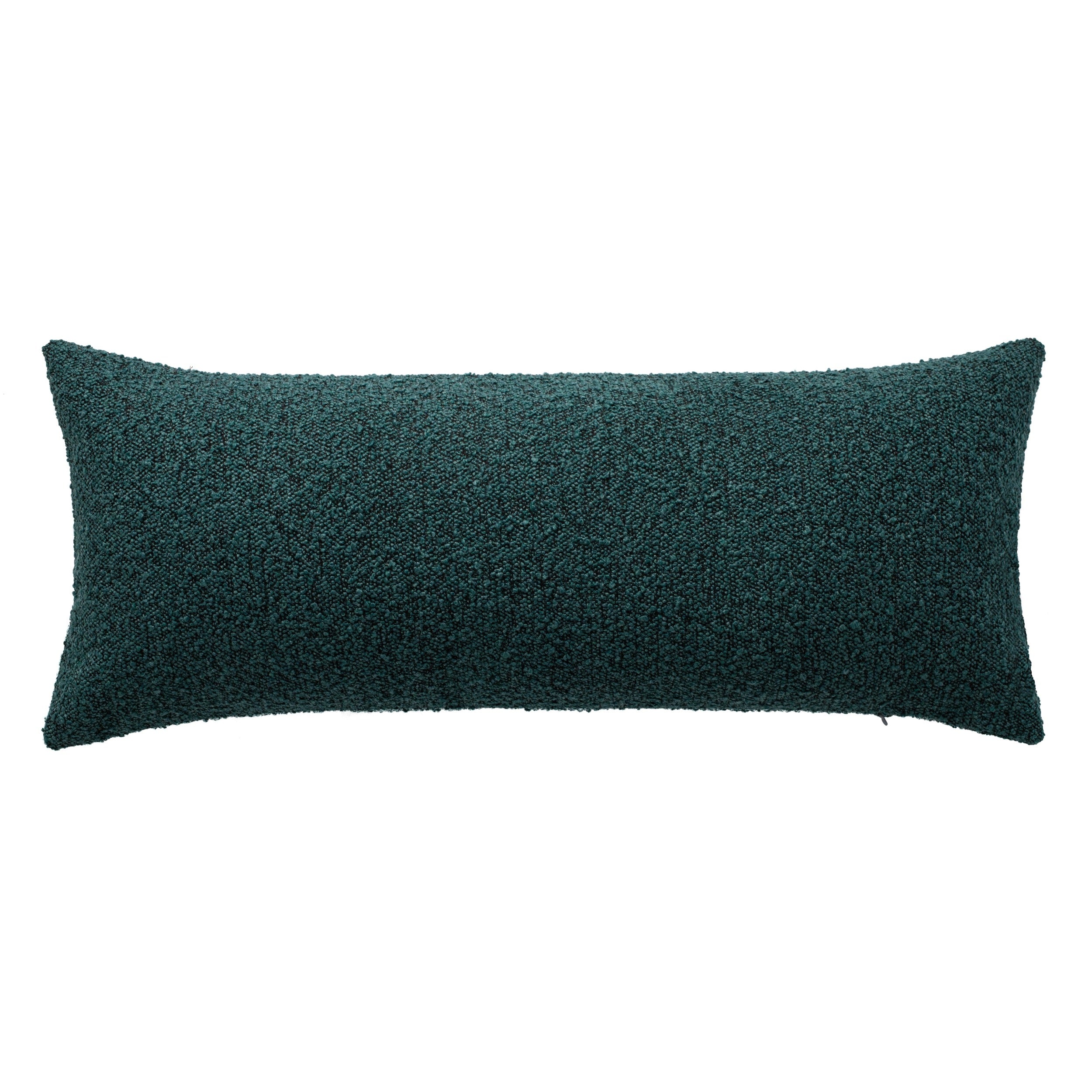 Aura Home Pine Green Boucle Throw Pillow