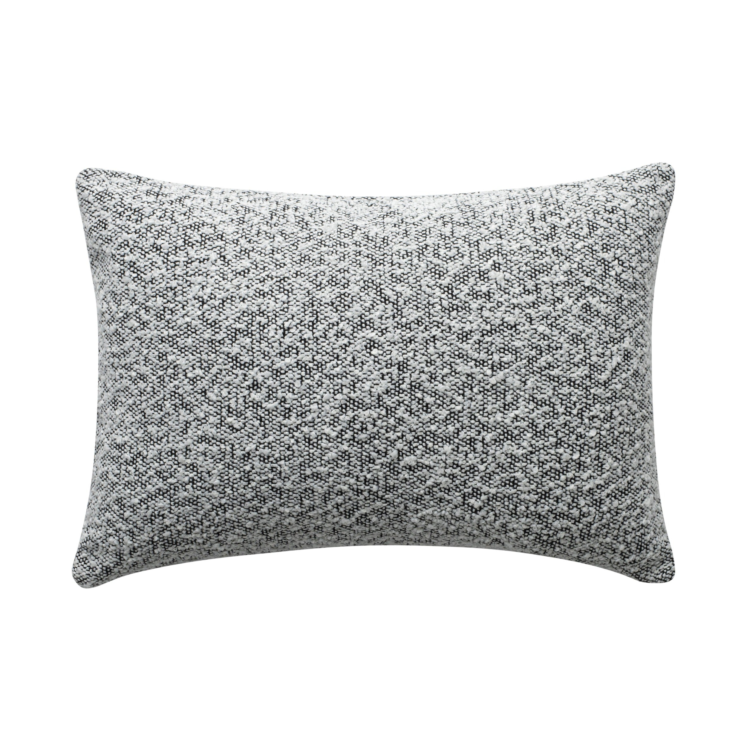 Aura Home Black and White Speckled Boucle Throw Pillow