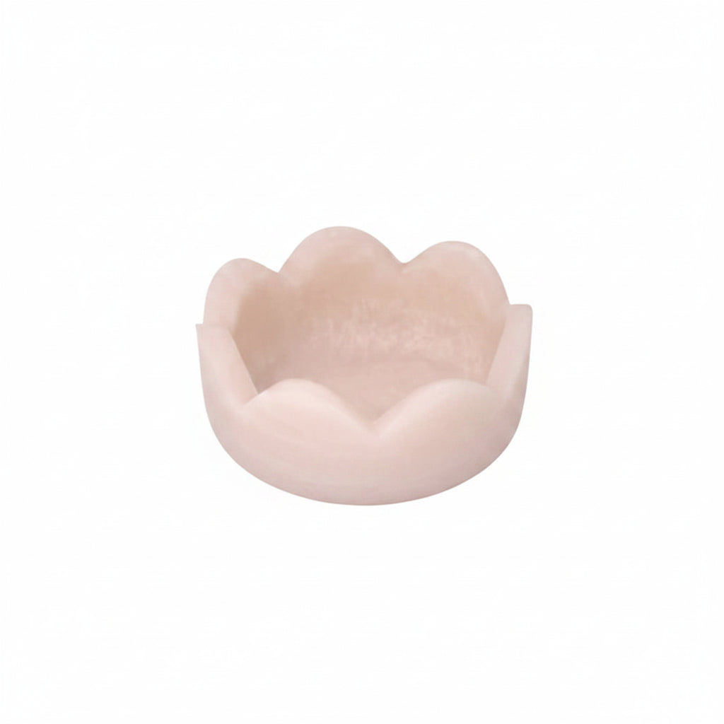 Scalloped Resin Blush Dip Bowl