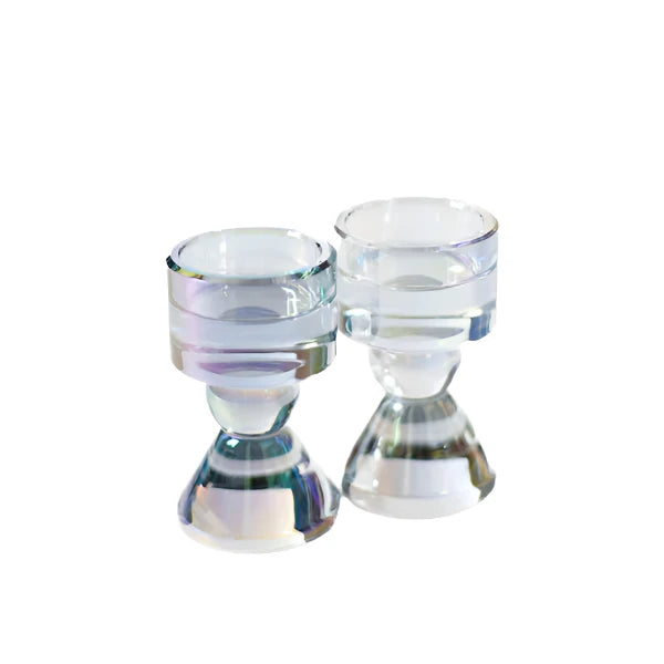 Iridescent Tealight Holders