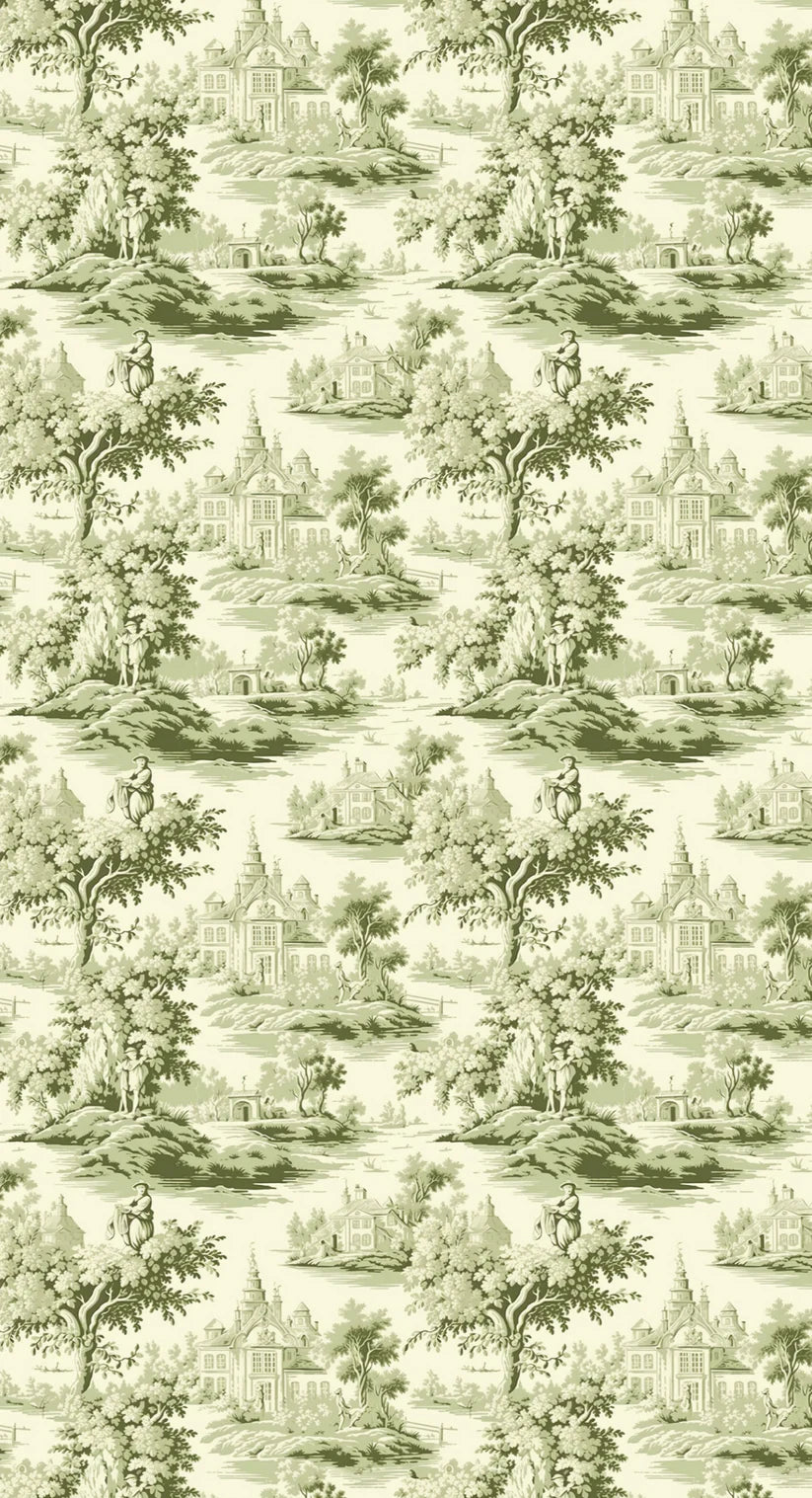 Green Toile Napkin