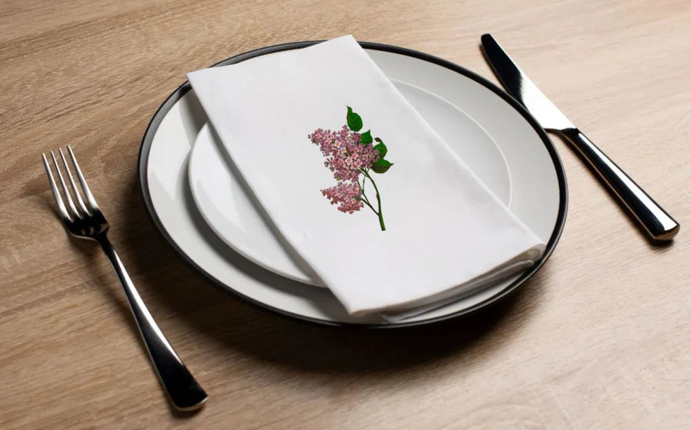 Flourish Printed Guest Towel