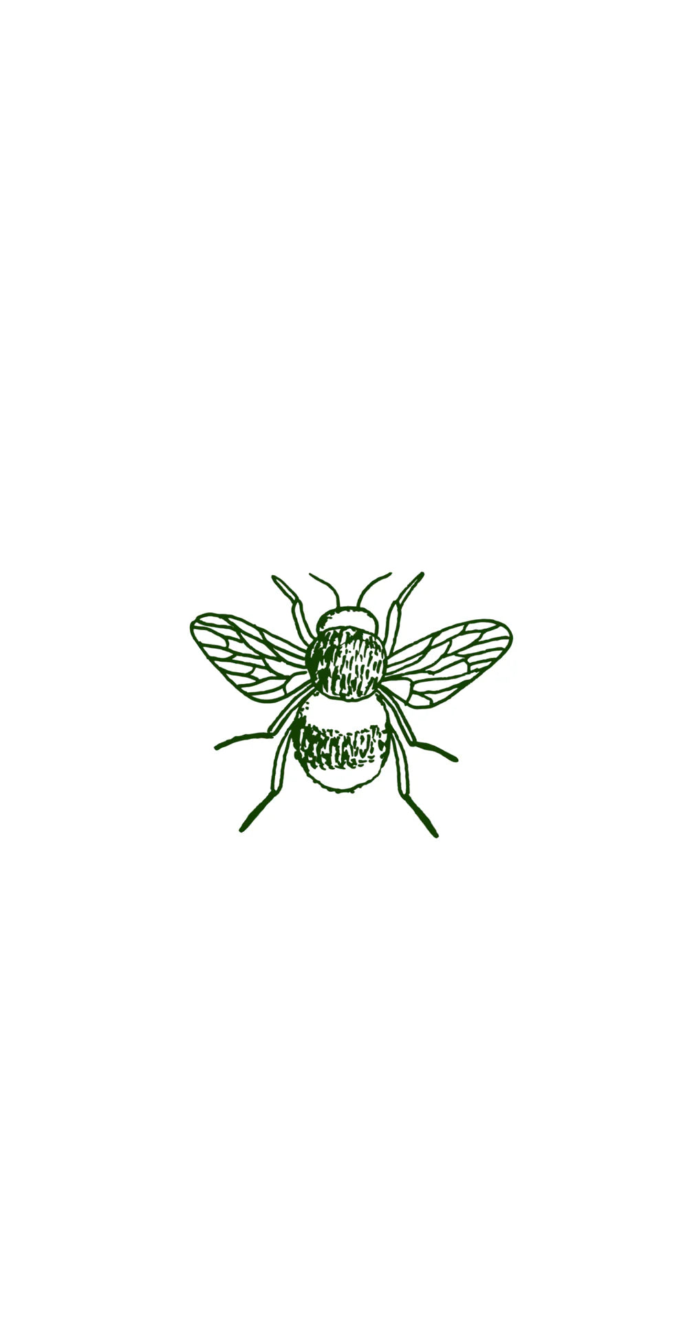 Bee Olive Printed Guest Towel