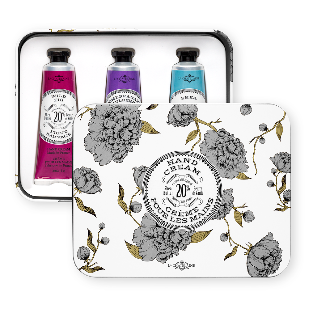 La Chatelaine Holiday Hand Cream Trio