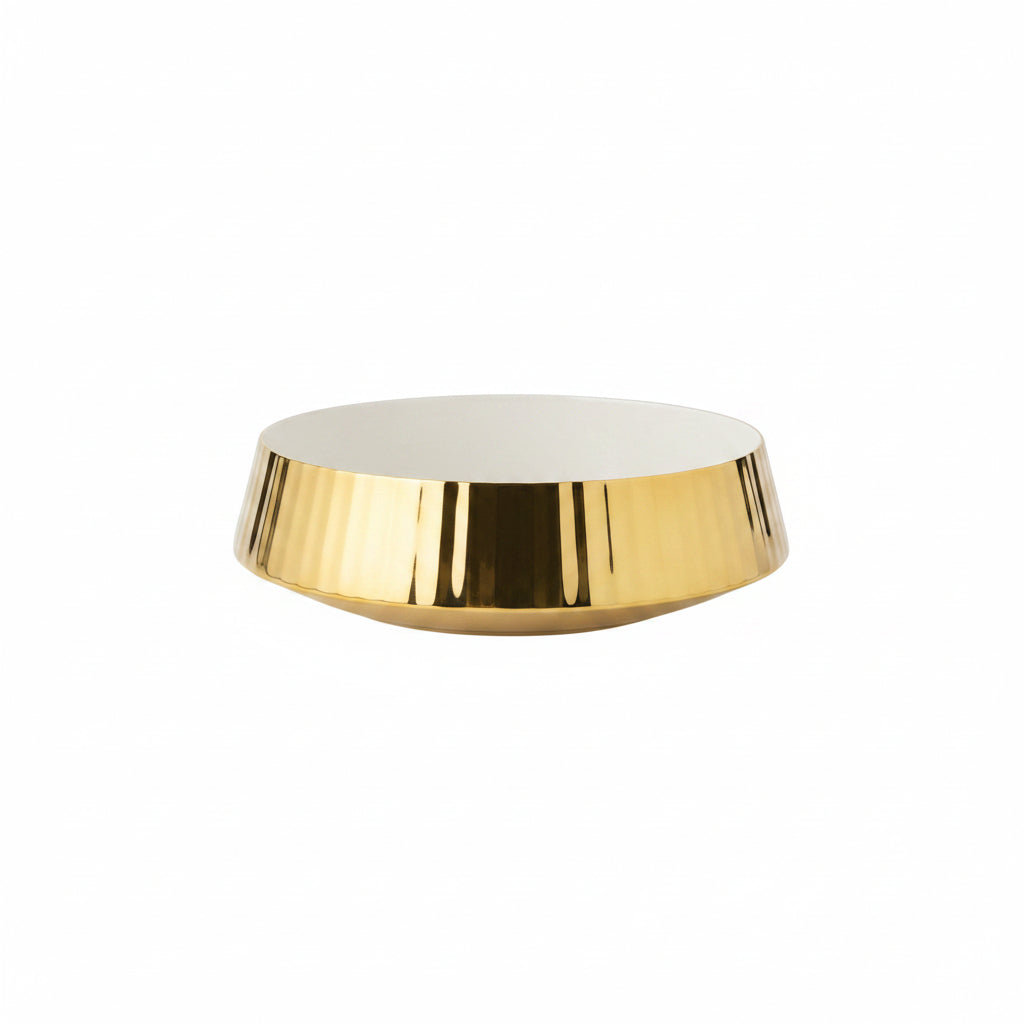 Gold/White Fruit Bowl