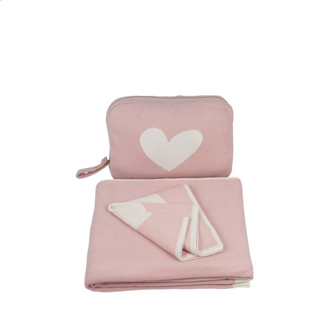 Heart Pink Pearl 3-Piece Set