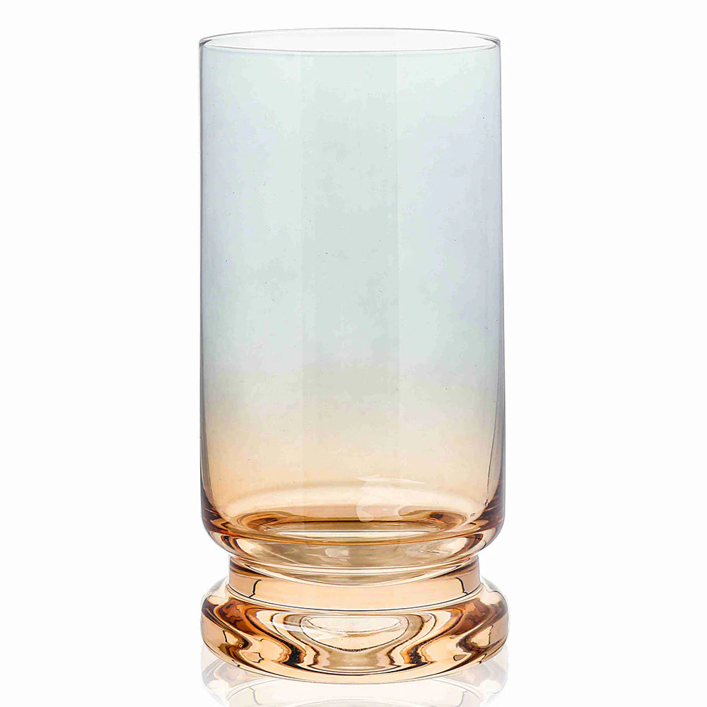 Amber & Smoke Highball Glasses