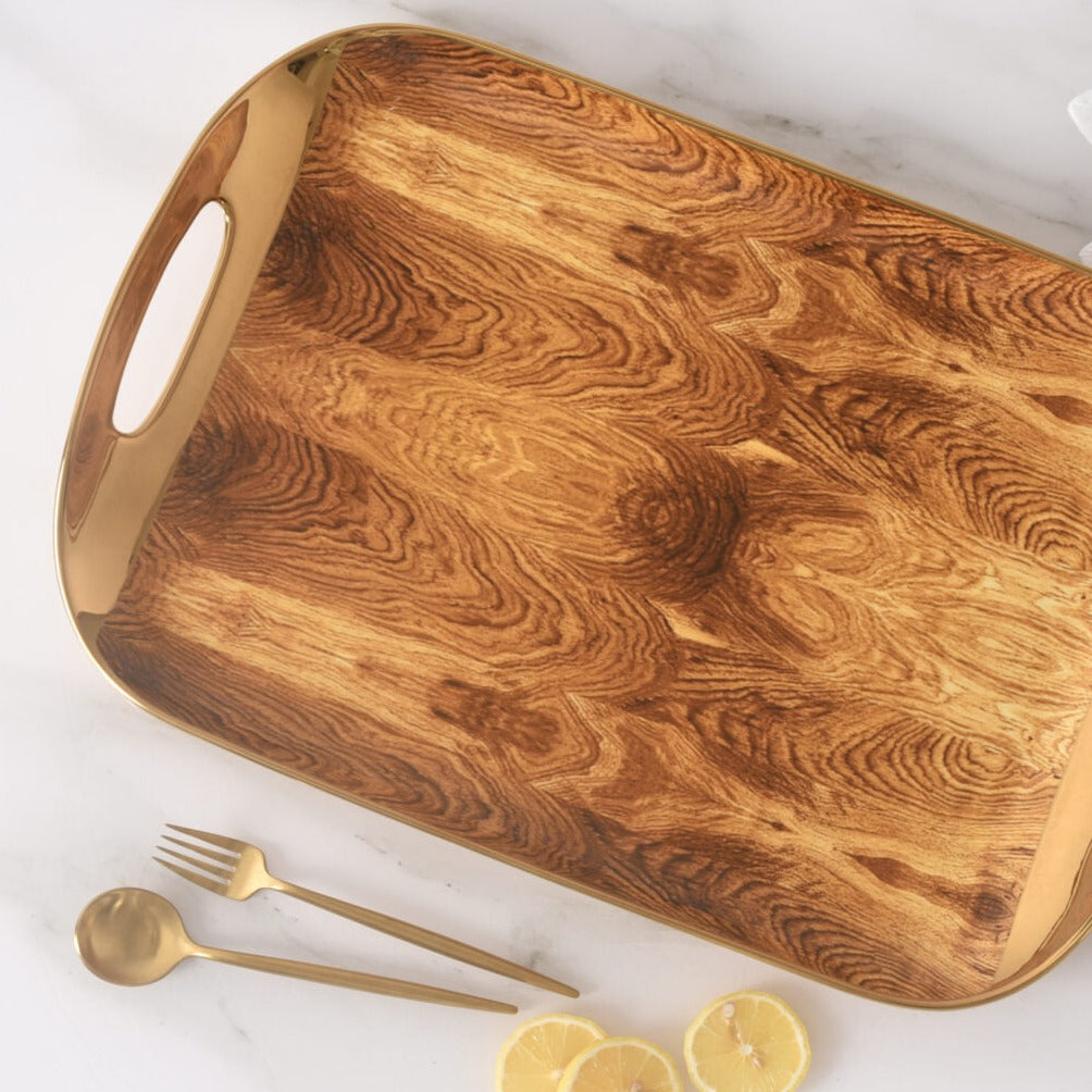 Madera Serving Tray with Handles