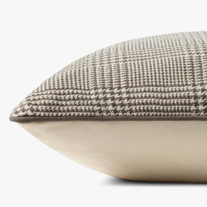 Navarro Grey Throw Pillow
