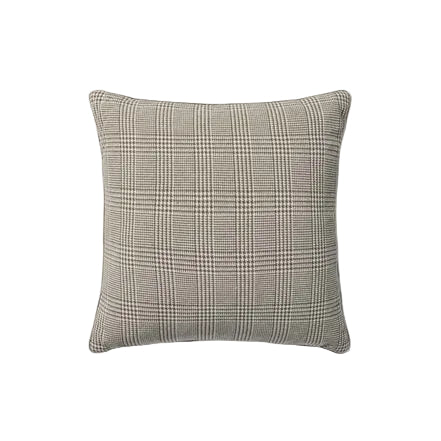 Navarro Grey Throw Pillow