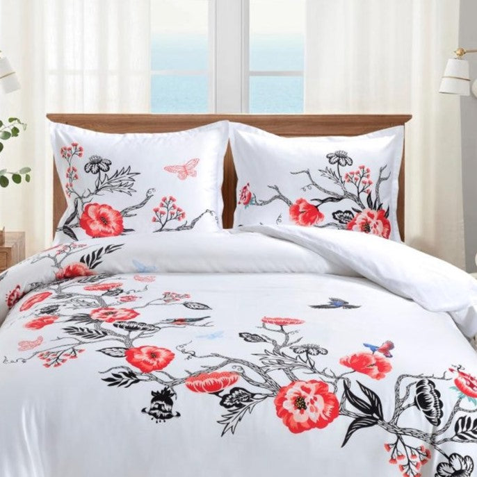 Chez Chaya x A&B Birds & Blooms Duvet Set