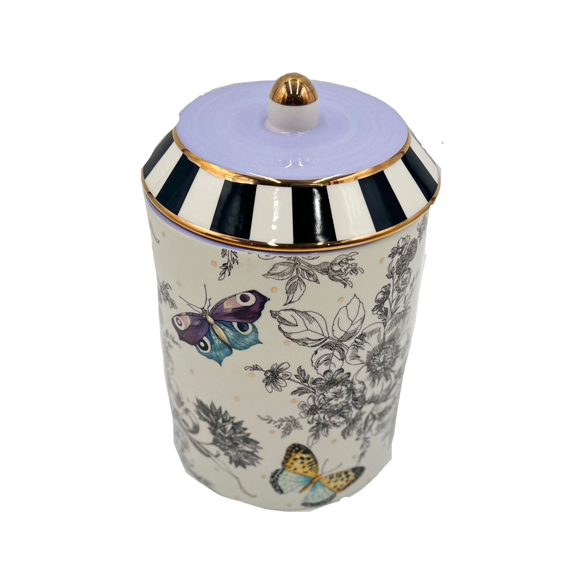 MacKenzie-Childs Butterfly Toile Canisters