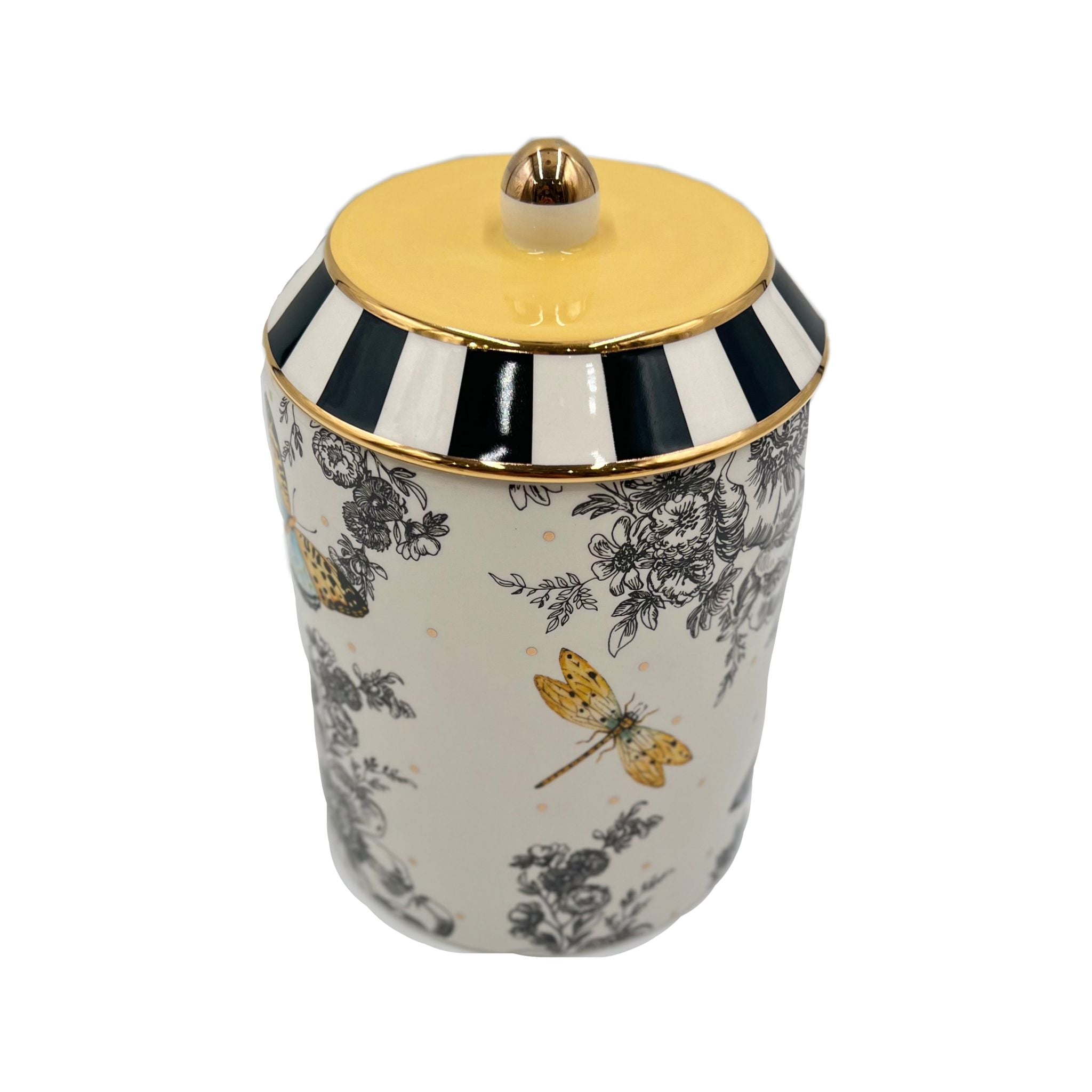 MacKenzie-Childs Butterfly Toile Canisters