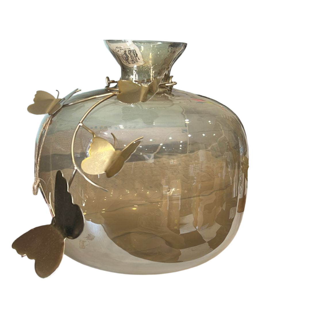 Vase with Butterfly Garland