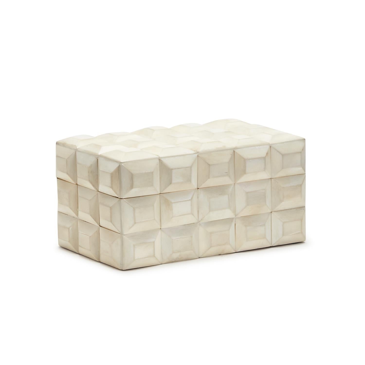 Bone 3D Paneled Box