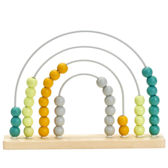Counting Rainbows Hand Crafted Wooden Abacus
