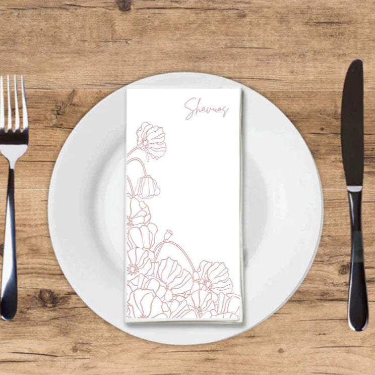 Doodle Shavous Printed Guest Towel