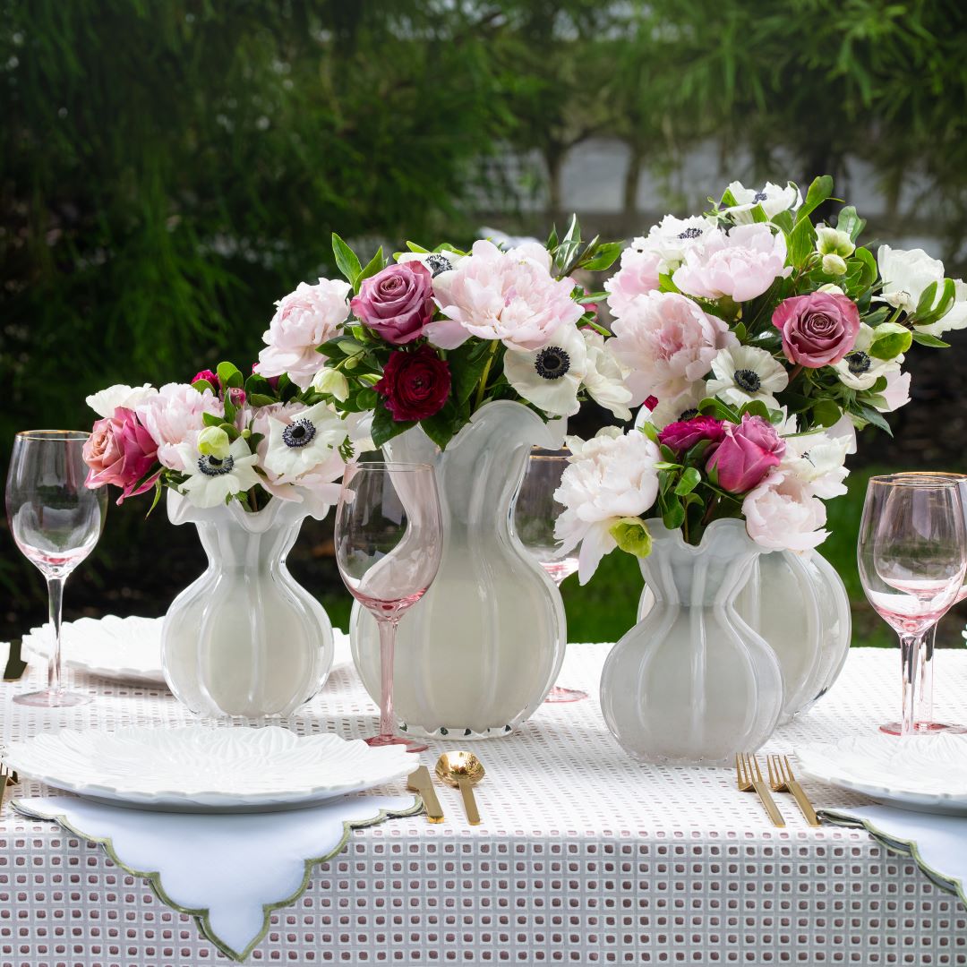 Adorn Your Table  Eyelet Unlined Tablecloth